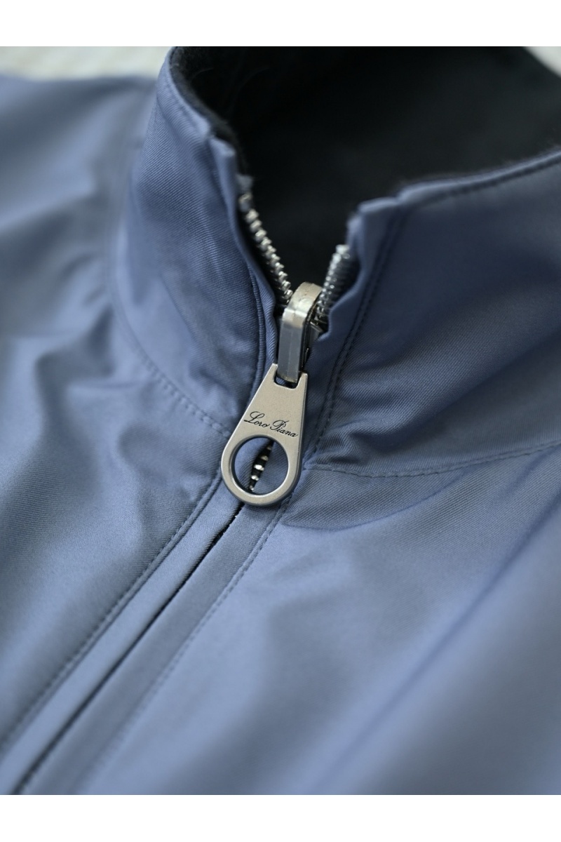 Loro Piana Двусторонняя ветровка premium - Denim Blue