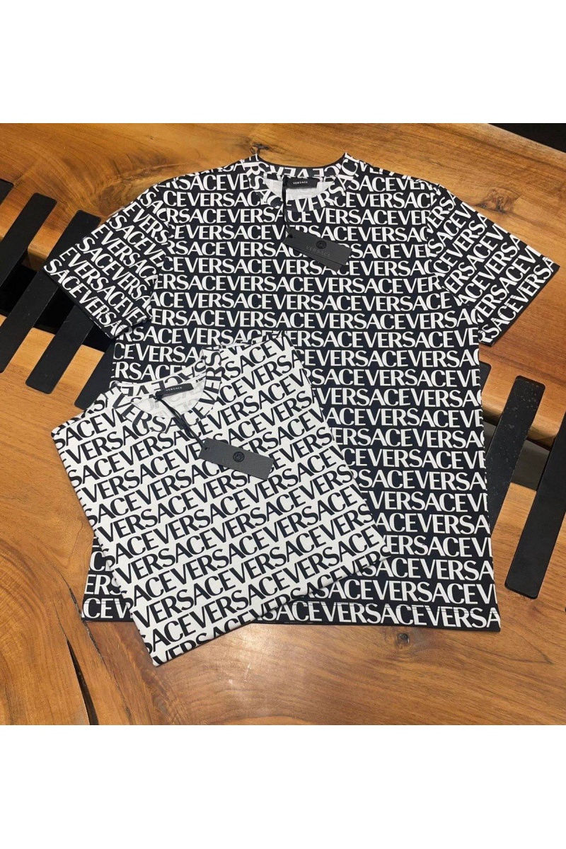 Versace Мужская футболка monogram all-over