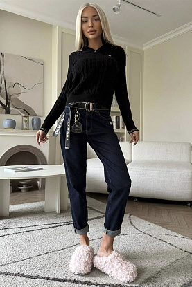 Женские синие джинсы 