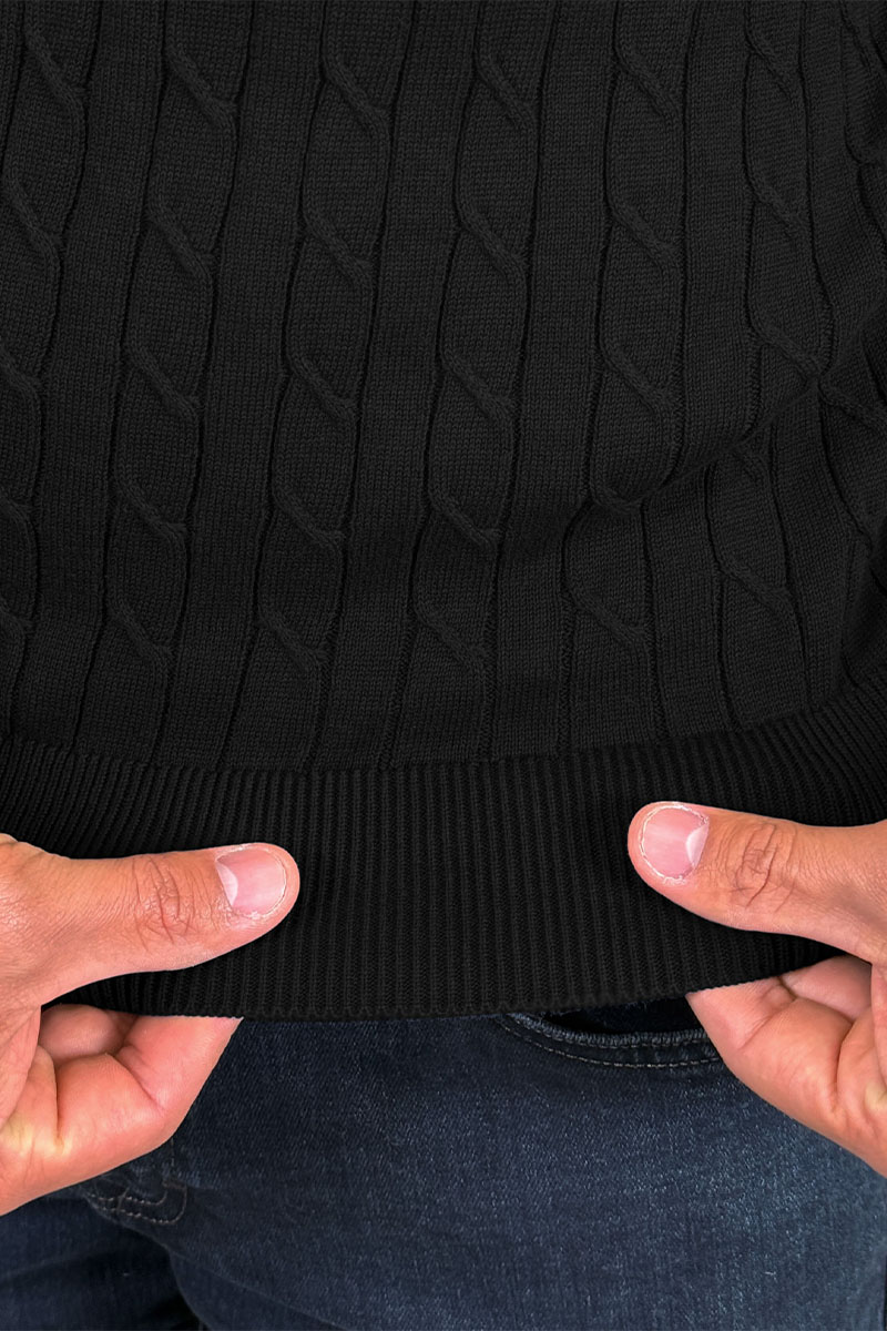 Polo Ralph Lauren Мужской джемпер cable-knit - Black
