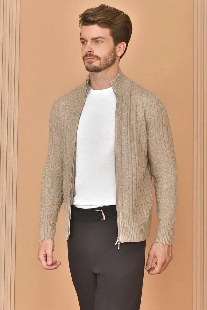 Loro Piana Кашемировый свитер Premium zip-up - Beige