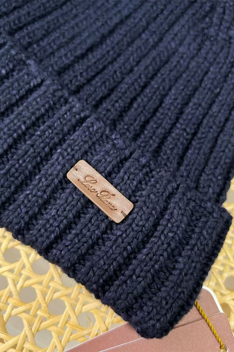 Loro Piana Мужская шапка Niseko Premium - Navy 