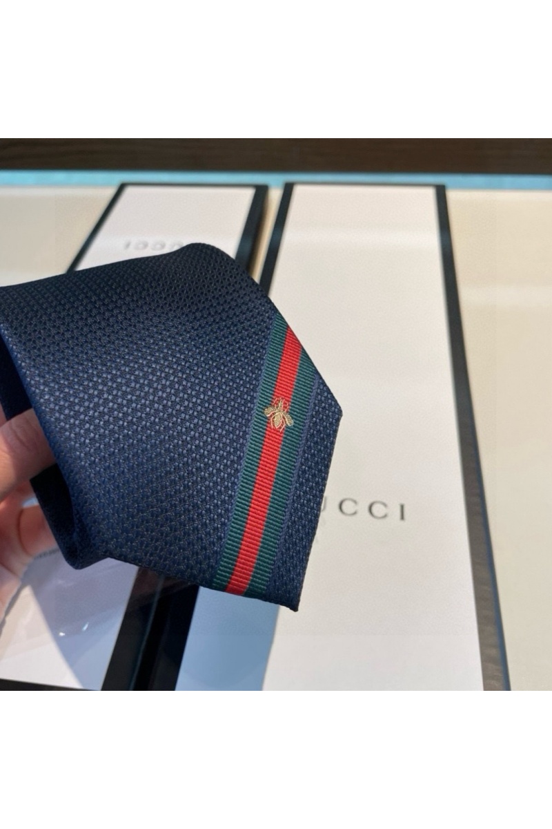 Gucci Галстук premium 146x7 см - Navy