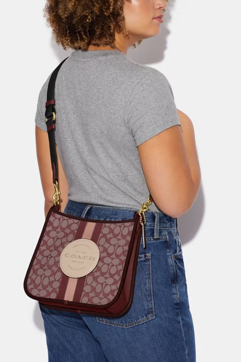Coach Женская сумка Dempsey File Bagwith Stripe And Coach Patch 25x25 см (3 расцветки)
