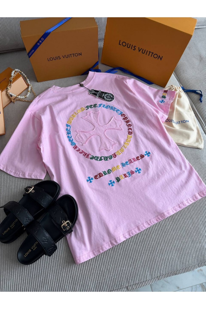 Chrome Hearts Женская оверсайз футболка premium