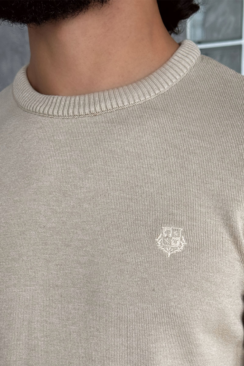 Loro Piana Мужской бежевый джемпер