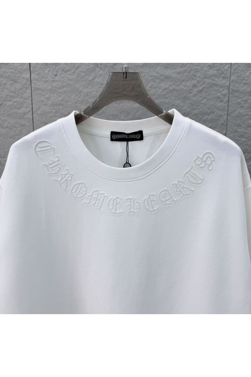 Chrome Hearts Белая оверсайз футболка premium