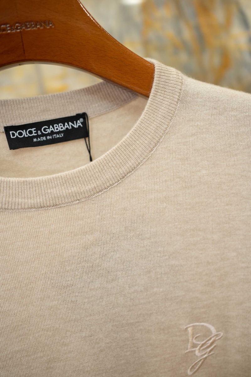 Dоlсе & Gаbbаnа Мужской бежевый джемпер premium