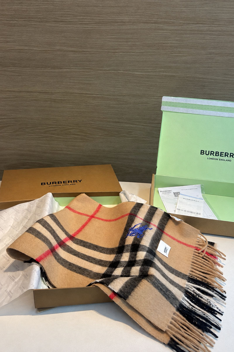 Burberry Шарф two-tone Check premium 168x32 см