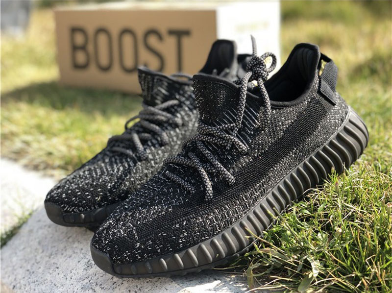 Yeezy boost 350 v2 fashion black reflective where to