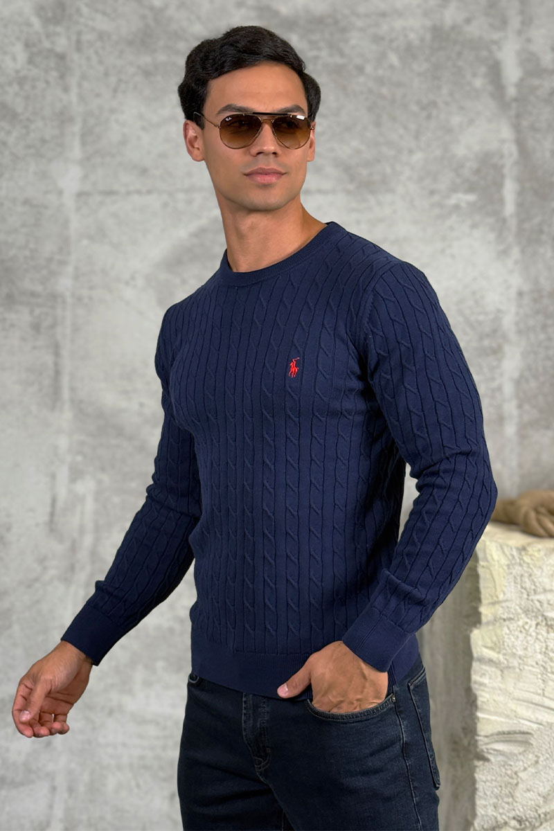 Polo Ralph Lauren Мужской джемпер cable-knit - Navy