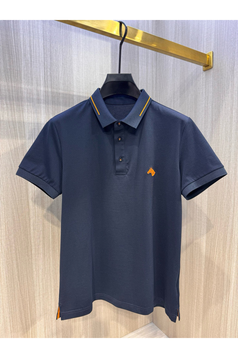 Hermes Мужское поло Premium - Navy