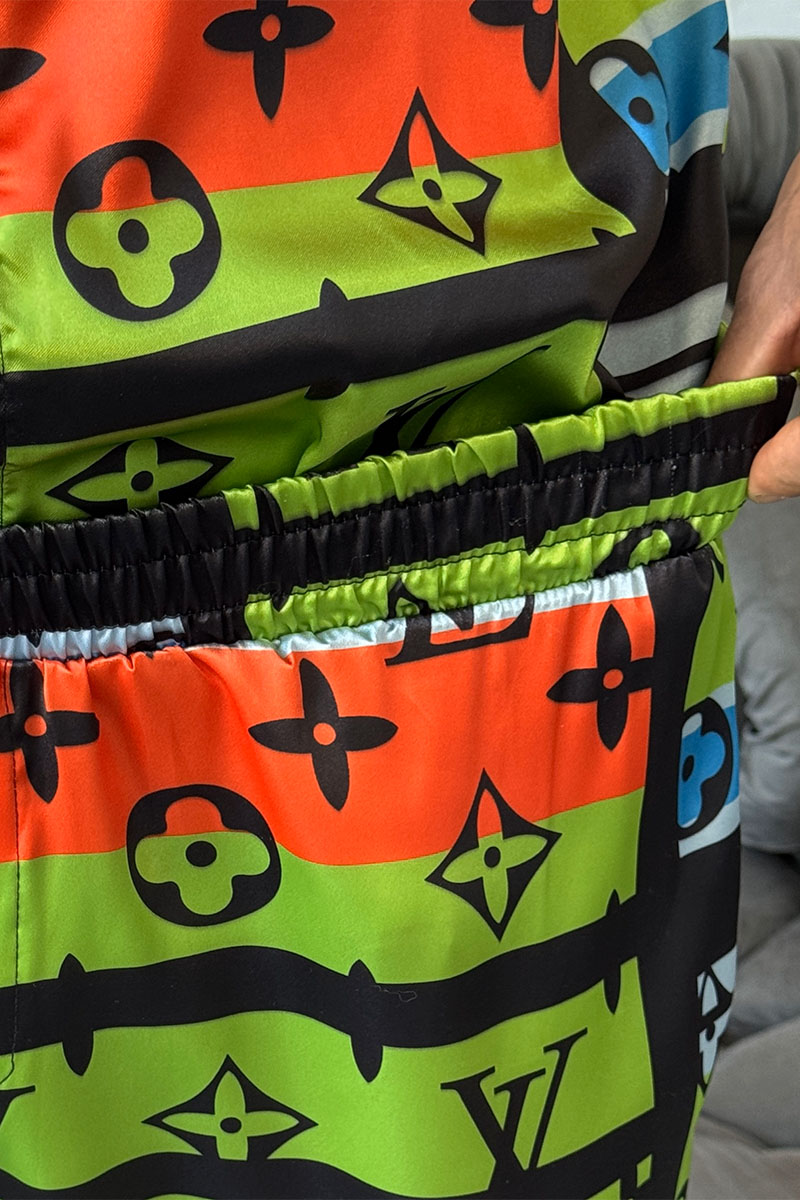 Lоuis Vuittоn Брендовые мужские шорты Monogram All-over