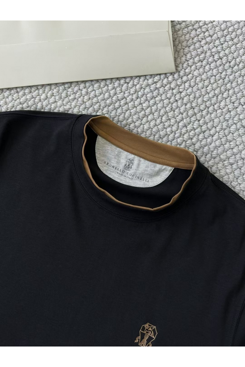Designer Мужская чёрная футболка Premium