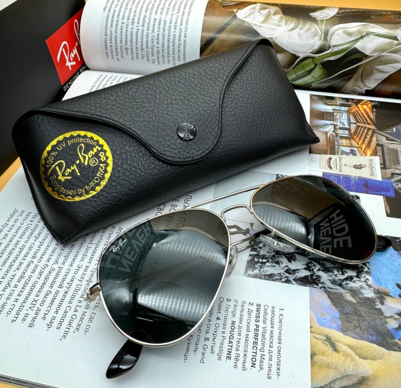Ray Ban Солнцезащитные очки Aviator Large Metal