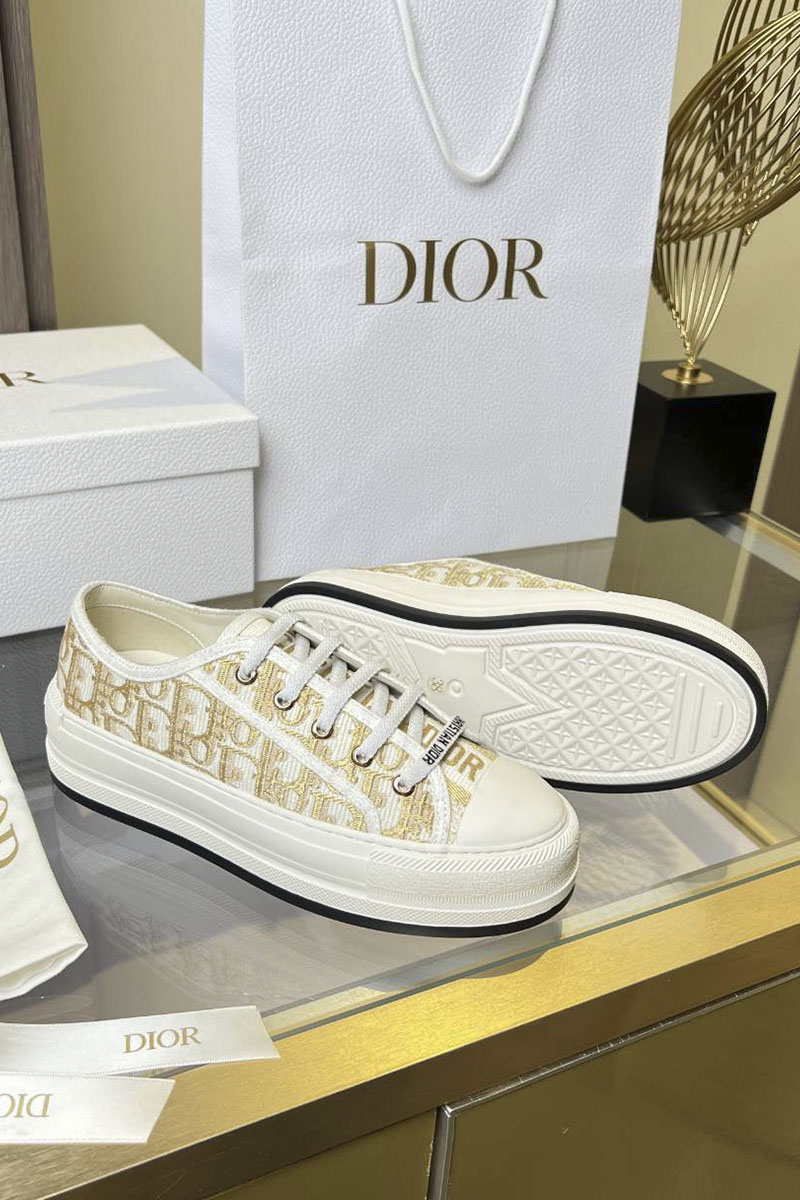 Dior Женские кеды на платформе Walk'n' premium