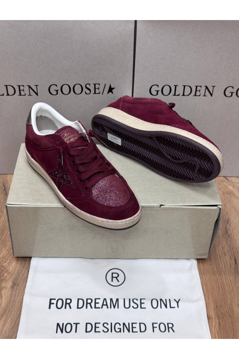 Designer Clothing Женские замшевые кроссовки Golden Goose Ball Star premium
