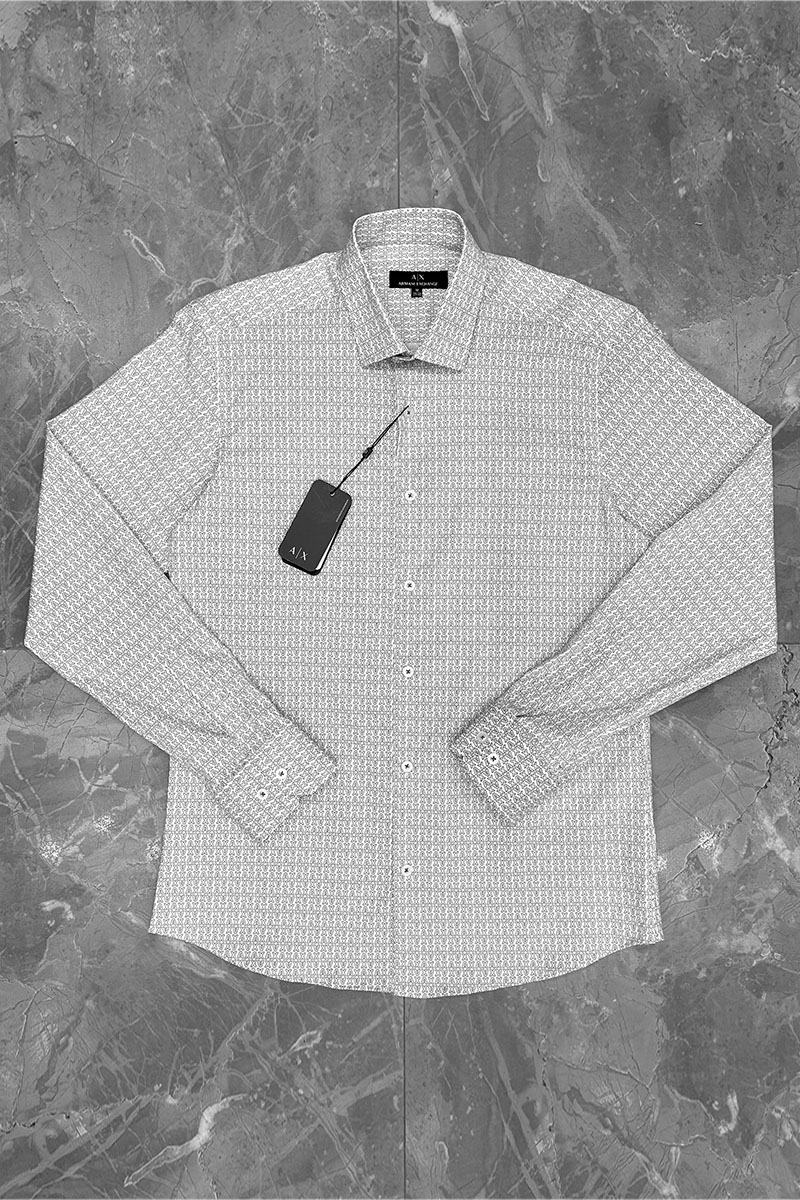 Emporio Armani EA7 Мужская белая рубашка 