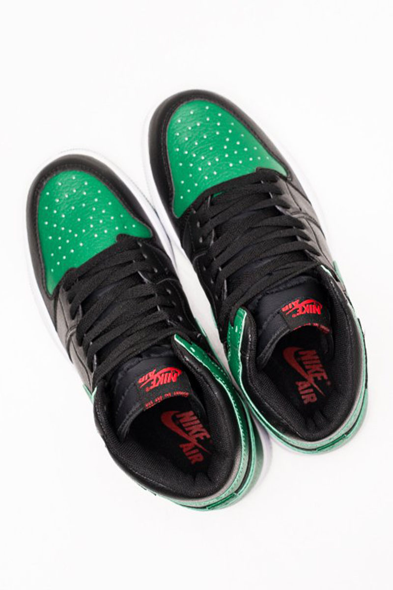 Nike Кроссовки AJ1 Retro - Green / Black