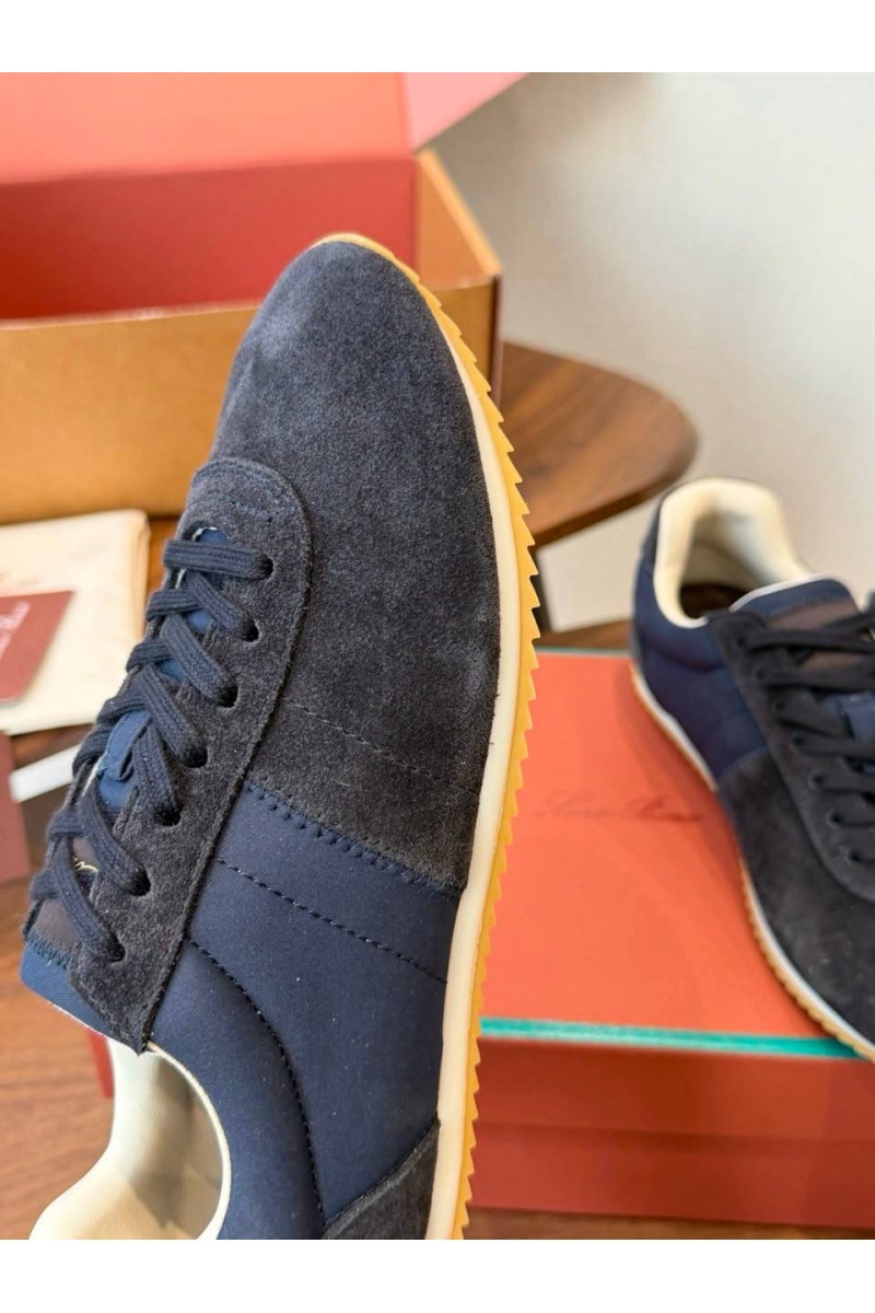 Loro Piana Женские замшевые кроссовки Fast Walk premium
