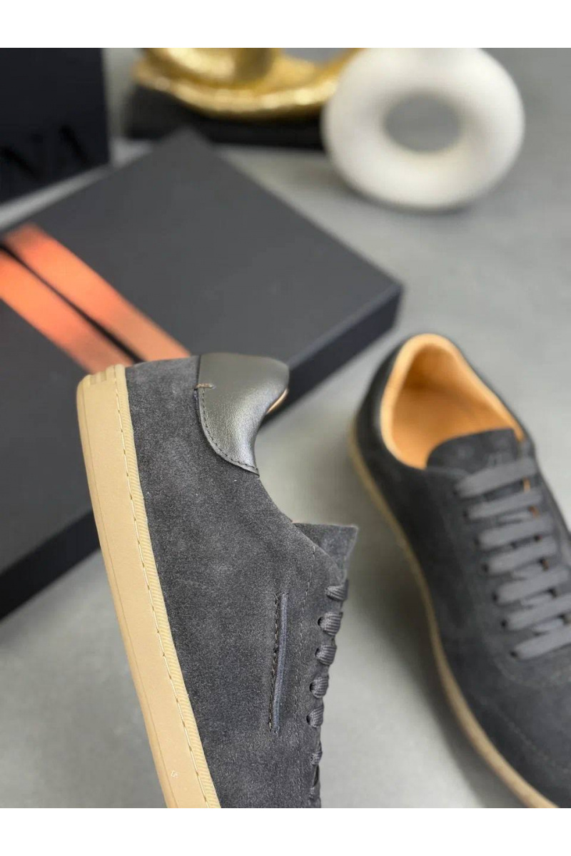 Zegna Мужские замшевые кроссовки "232"
