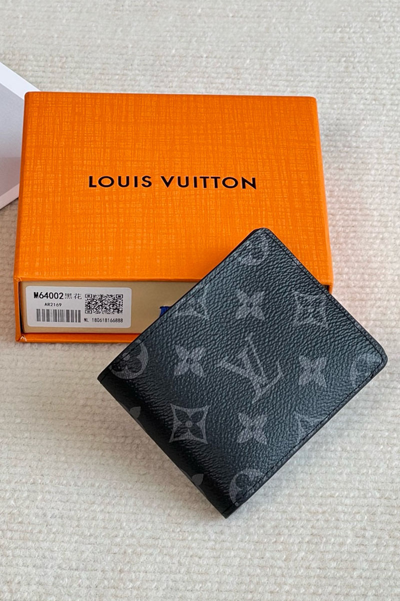 Lоuis Vuittоn Кожаный кошелёк Marco Premium 11x8.5x1 см