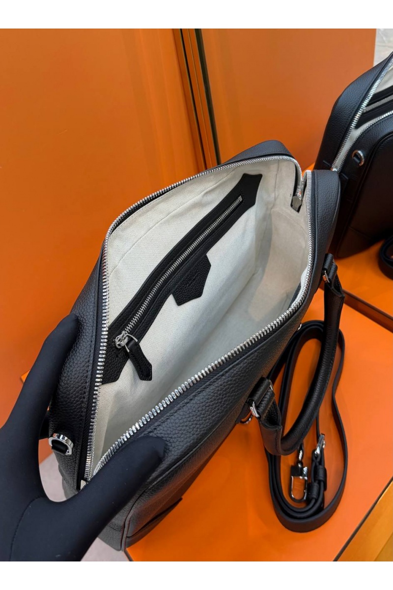 Montblanc Кожаная сумка Meisterstuck premium 37.5x27x8 см