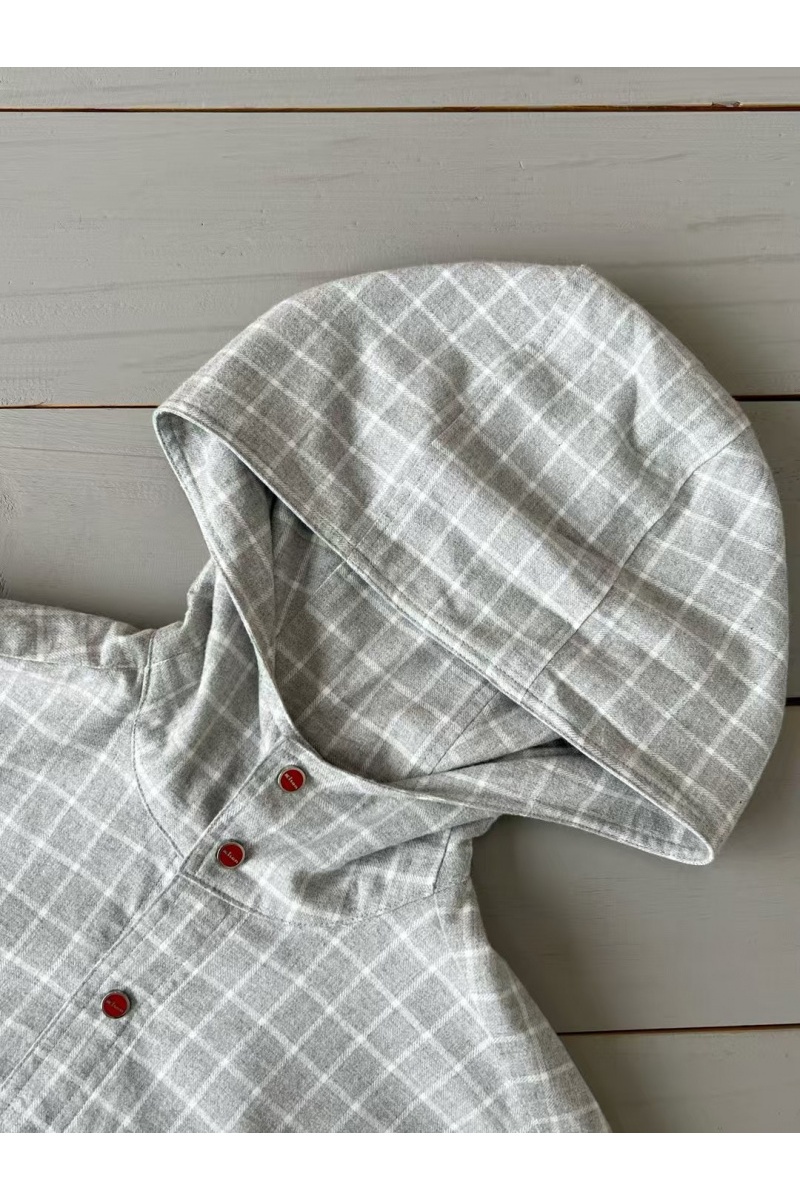 Kiton Мужская рубашка Premium - Grey Chequer