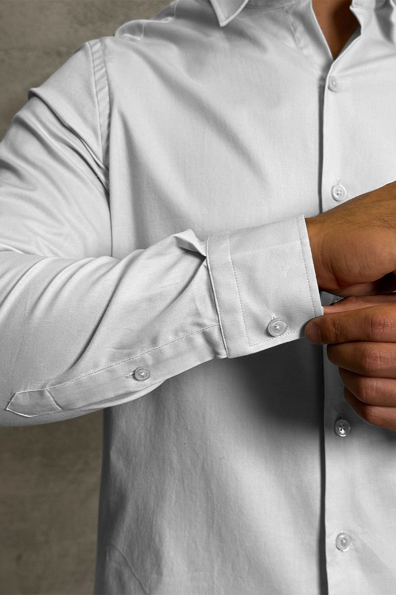 Burberry Мужская рубашка logo-embroidered - White 