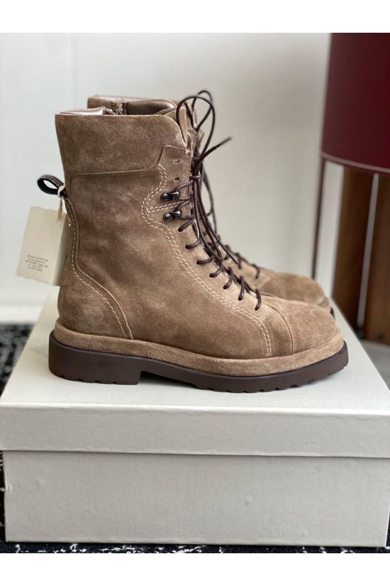 Designer Женские замшевые ботинки Premium - Brown