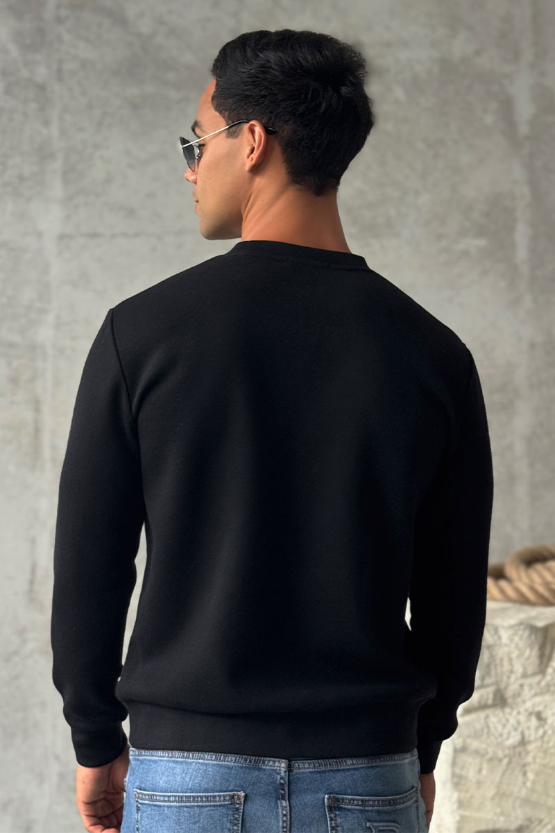 Hermes Мужской свитшот чёрного цвета 