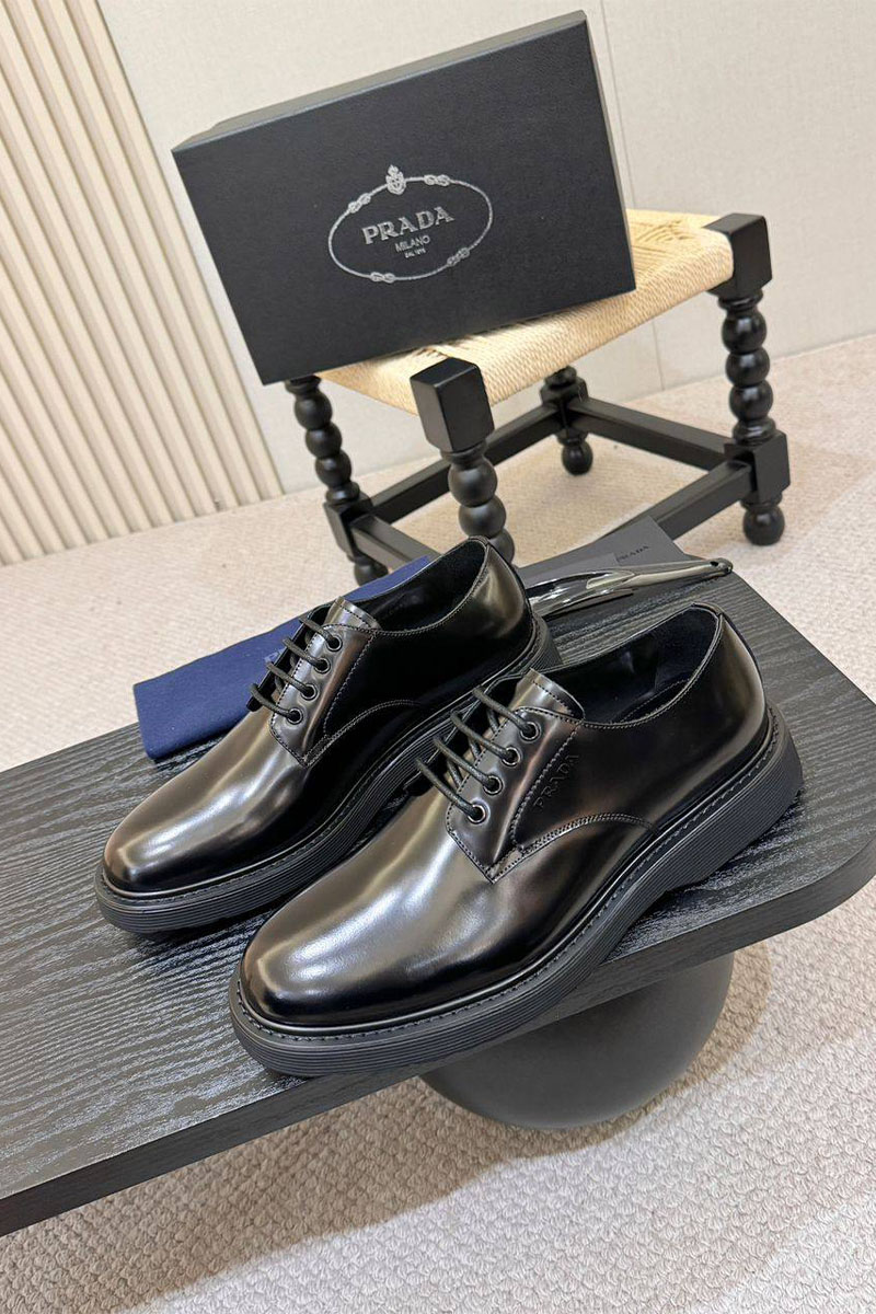 Prada Лакированные ботинки premium - Black