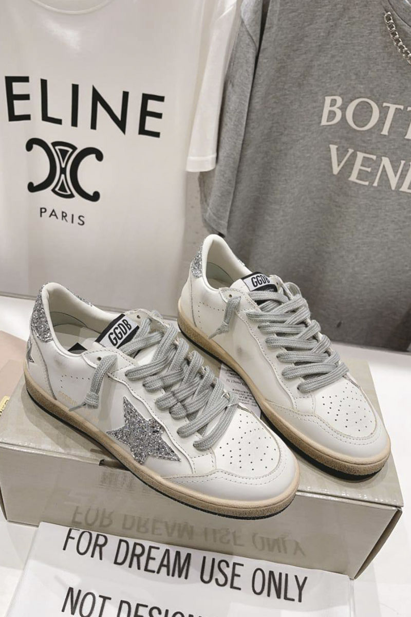 Designer Clothing Женские кожаные кроссовки Golden Goose Ball Star premium