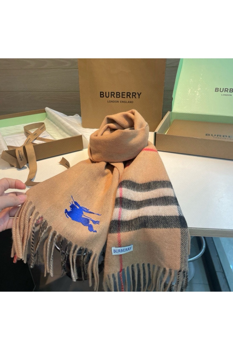 Burberry Шарф Check premium 182x30 см - Chestnut