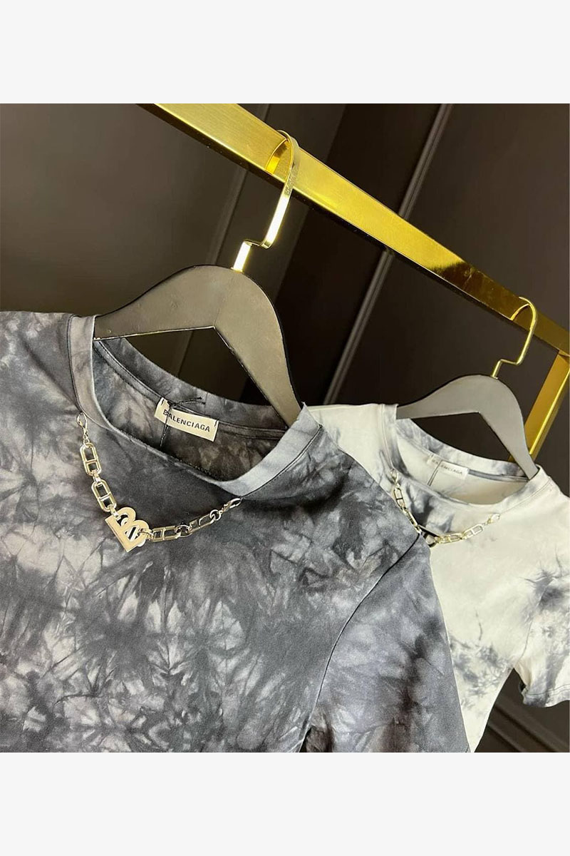 Balenciaga Женская белая футболка 