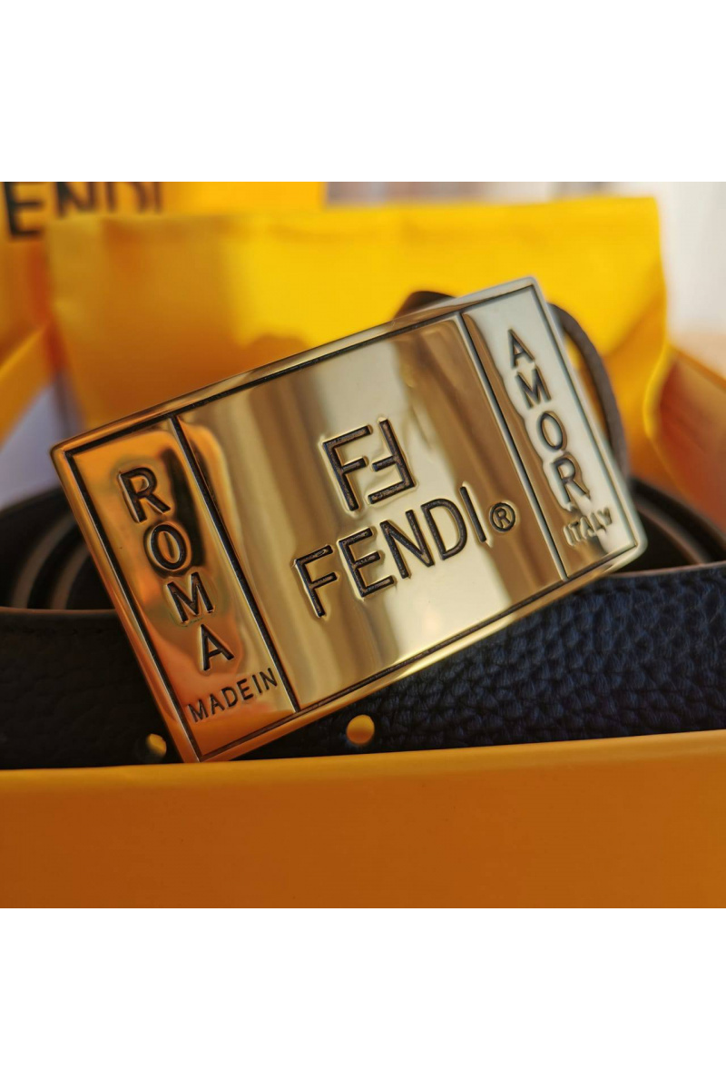 Fendi Кожаный ремень - ширина 3.5 см, длина 95 / 110 см