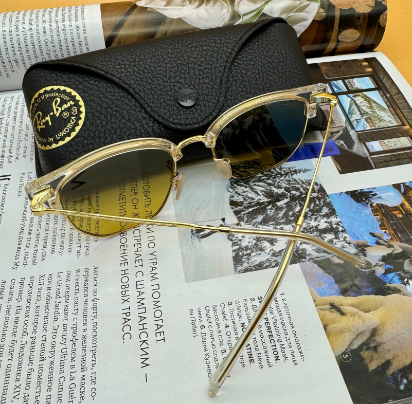Ray Ban Солнцезащитные очки New Clubmaster - Yellow