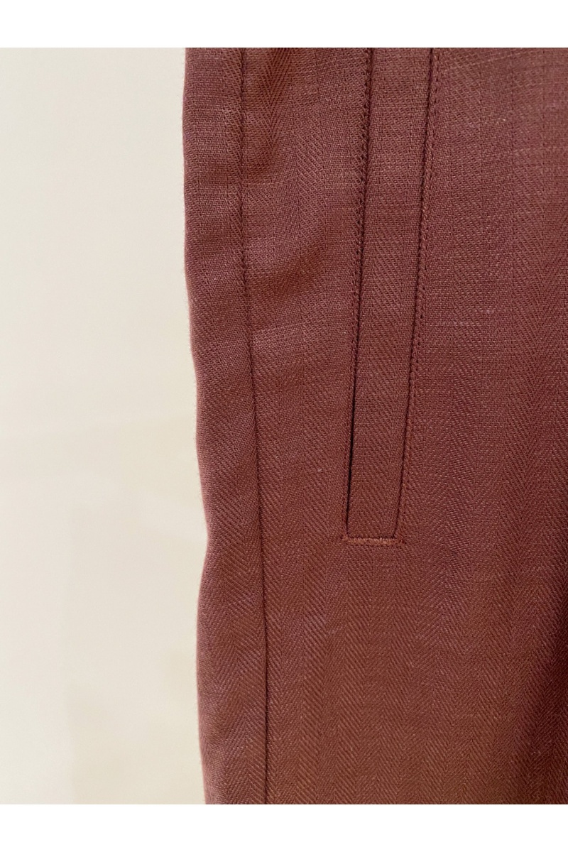 Zegna Шорты бордового цвета premium