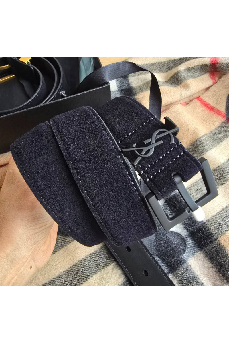 Yves Saint Laurent Замшевый ремень 