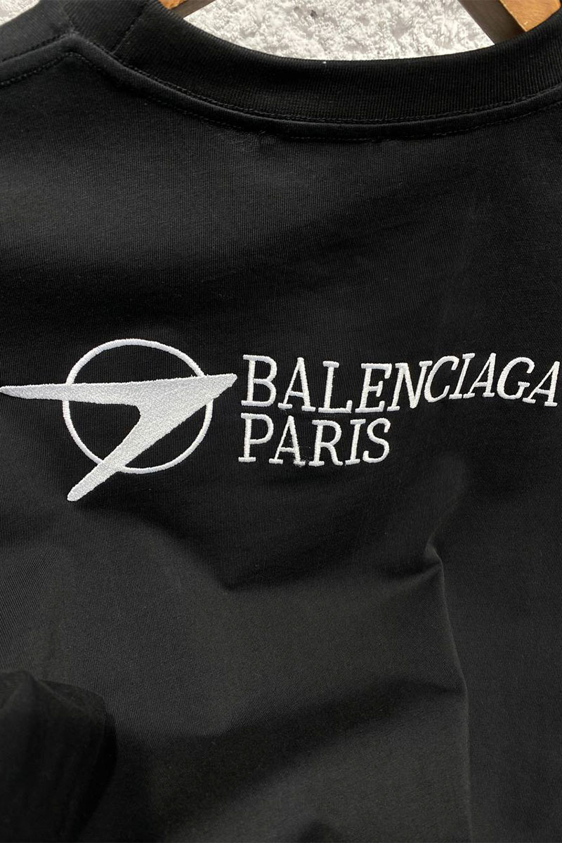Balenciaga Оверсайз футболка Paris - White
