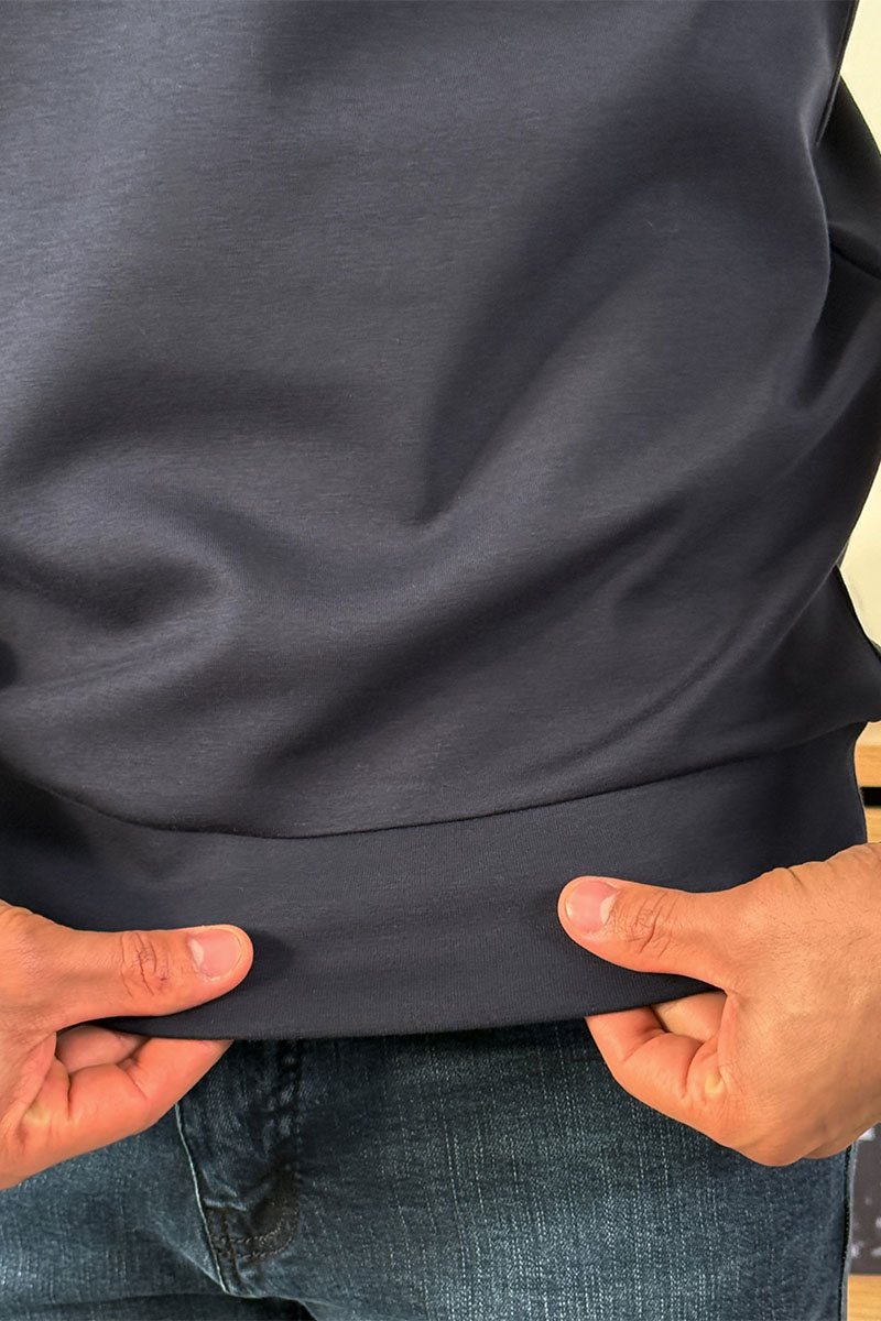 Hugо Воss Тёмно-синий свитшот Salbo 1 Logo-print 