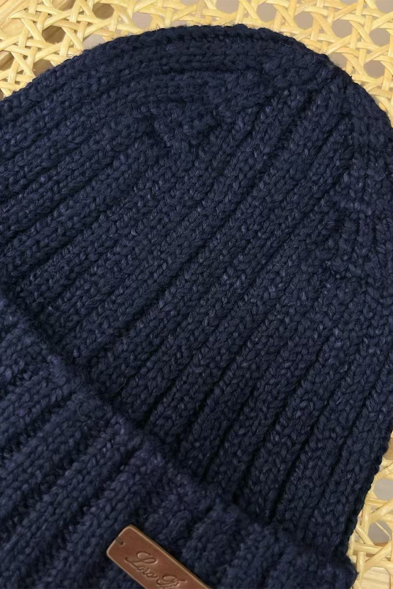 Loro Piana Мужская шапка Niseko Premium - Navy 
