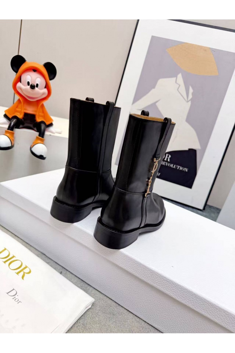 Dior Женские кожаные сапоги 