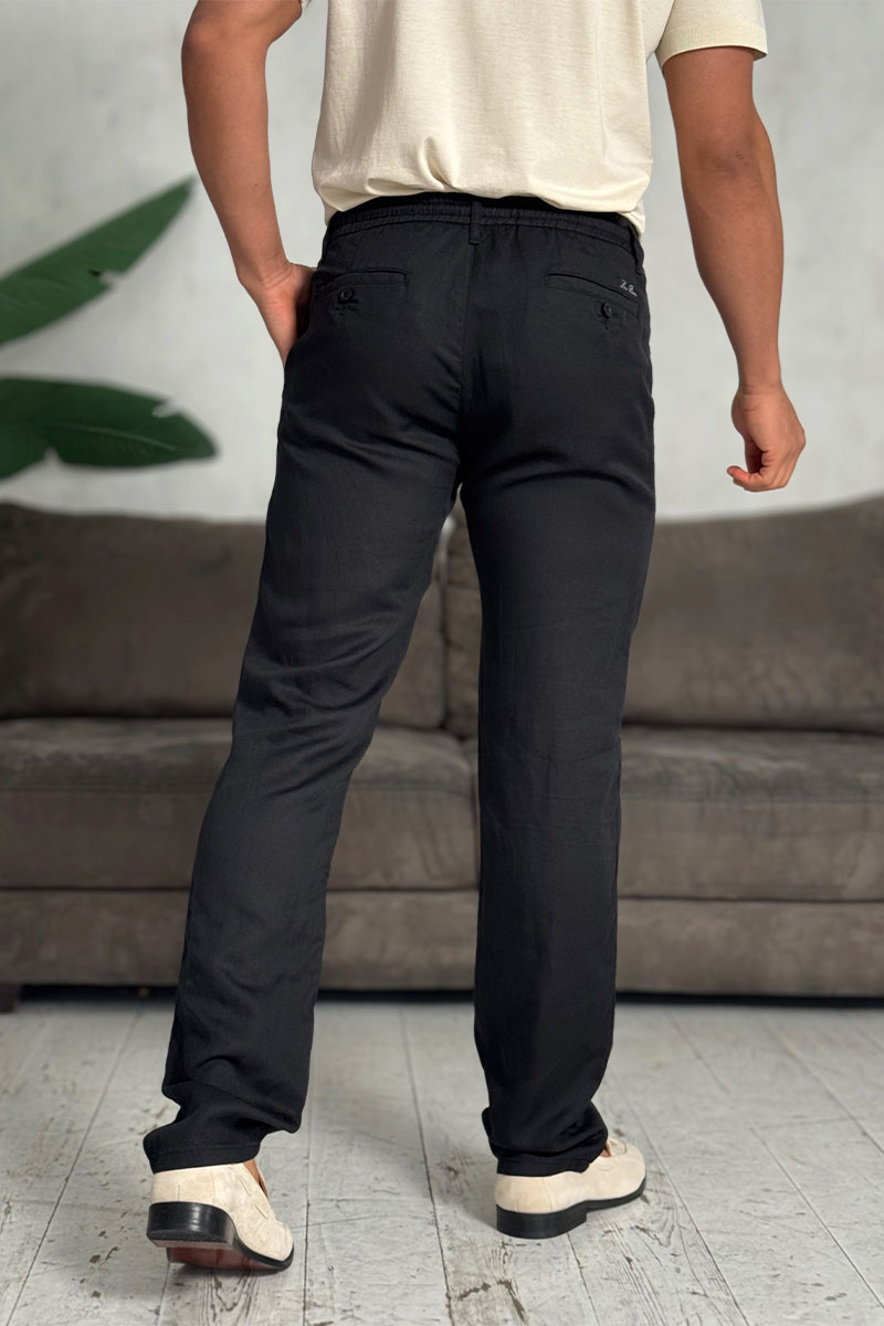Loro Piana Мужские брюки чёрного цвета 