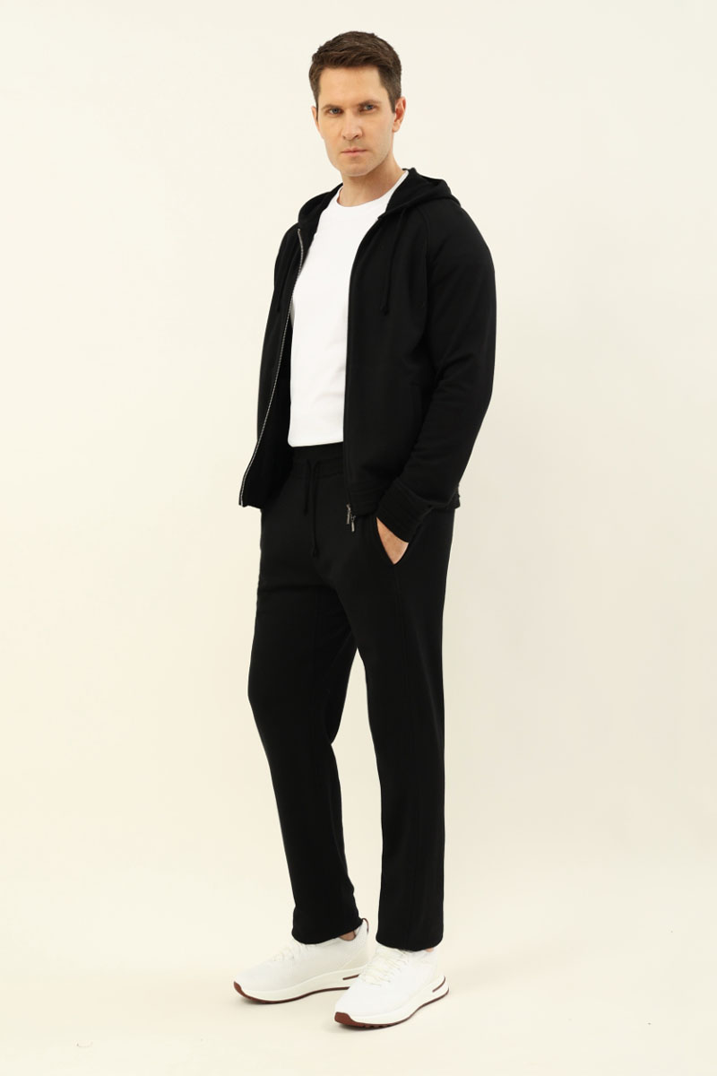Loro Piana Чёрные спортивные штаны premium