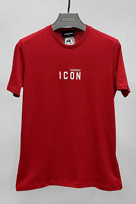 Мужская оверсайз футболка "ICON" - Red