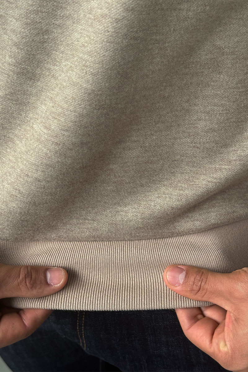 Hermes Мужской свитшот бежевого цвета