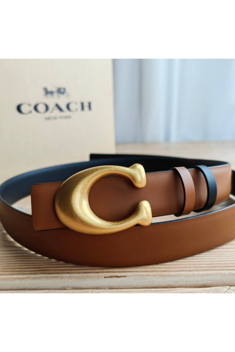 Coach Двусторонний кожаный ремень (80 / 85 см)