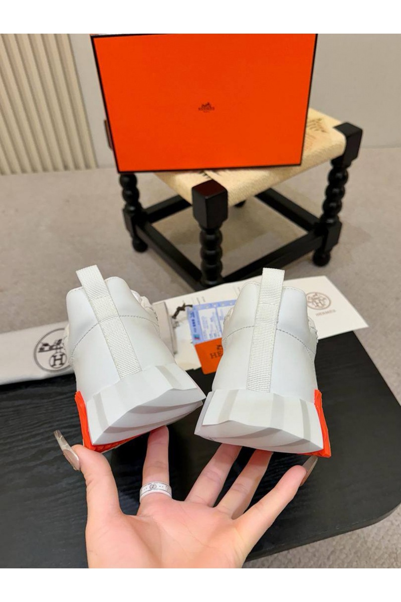 Hermes Мужские кроссовки Bouncing - White