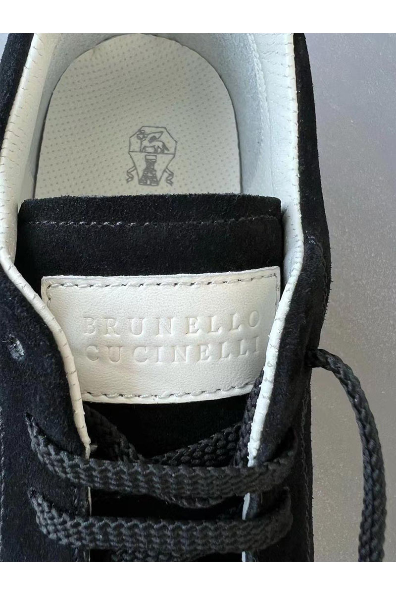 Designer Чёрные замшевые кроссовки  